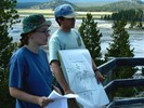 Student describes geothermal activity with help from field trip 
