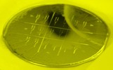Close-up of drying wafer.