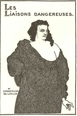A drawing of Count Valmont from Les Liaisons dangereuses by Aubrey Beardsley.