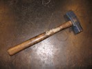 Photo of a straight-peen hammer.