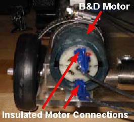 Motor connection photo.