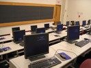 Computer-based modeling is taught in electronic classrooms.