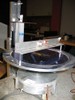 Hot plate with silicon wafer in initial configuration (before heating).